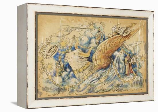 The Koran 1910 New Orleans Float Designs-Jennie Wilde-Framed Premier Image Canvas