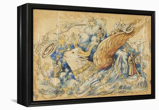 The Koran 1910 New Orleans Float Designs-Jennie Wilde-Framed Premier Image Canvas