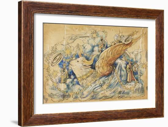 The Koran 1910 New Orleans Float Designs-Jennie Wilde-Framed Giclee Print