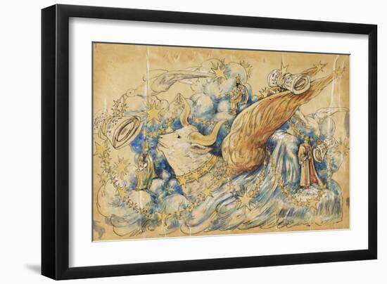 The Koran 1910 New Orleans Float Designs-Jennie Wilde-Framed Giclee Print