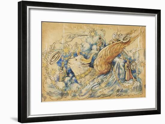 The Koran 1910 New Orleans Float Designs-Jennie Wilde-Framed Giclee Print