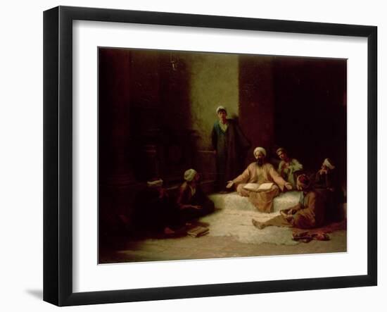 The Koran School, 1905-Ludwig Deutsch-Framed Giclee Print