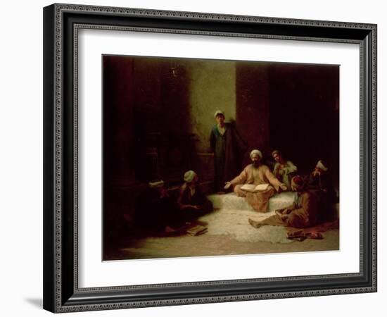 The Koran School, 1905-Ludwig Deutsch-Framed Giclee Print