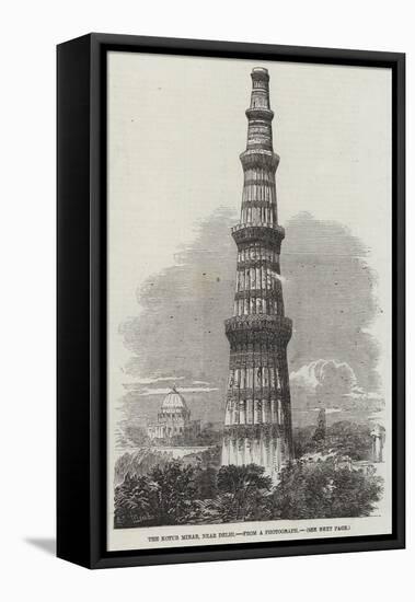 The Kotub Minar, Near Delhi-Richard Principal Leitch-Framed Premier Image Canvas