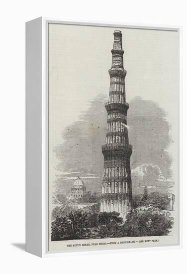 The Kotub Minar, Near Delhi-Richard Principal Leitch-Framed Premier Image Canvas