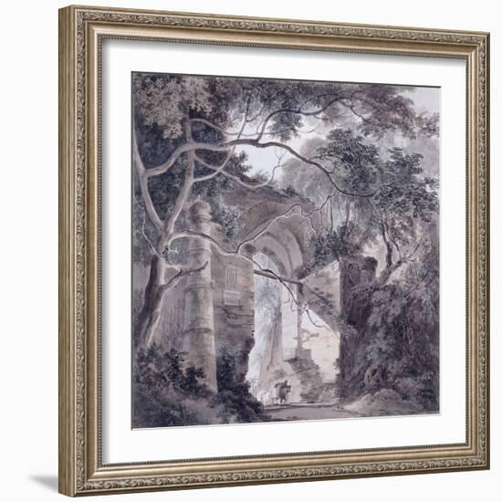 The Kotwali Gate, Gaur, Bengal-Thomas & William Daniell-Framed Giclee Print