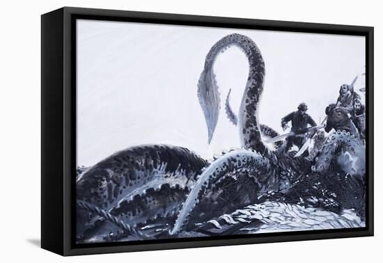 The Kraken, 1972-English School-Framed Premier Image Canvas