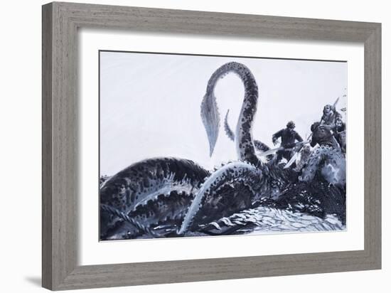 The Kraken, 1972-English School-Framed Giclee Print