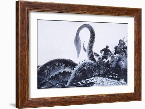 The Kraken, 1972-English School-Framed Giclee Print