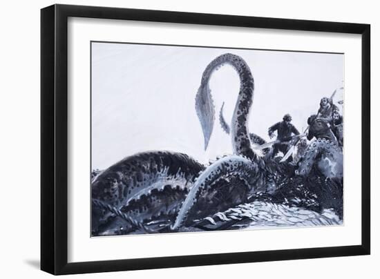 The Kraken, 1972-English School-Framed Giclee Print