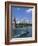 The Kremlin and Moskva River with Tourist Boat, Moscow, Russia-Steve Vidler-Framed Photographic Print