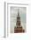 The Kremlin Clocktower in Red Square, Moscow, Russia-Gavin Hellier-Framed Photographic Print