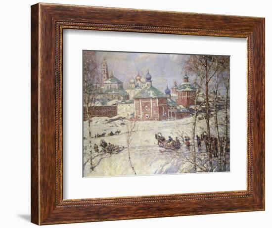 The Kremlin, Moscow, Russia, in Winter-Frederick William Jackson-Framed Giclee Print