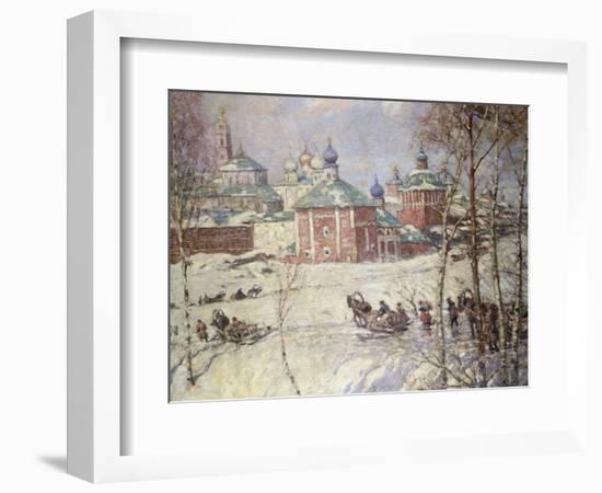 The Kremlin, Moscow, Russia, in Winter-Frederick William Jackson-Framed Giclee Print