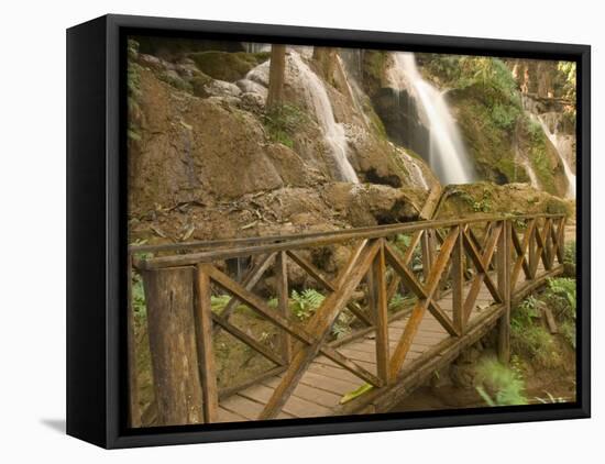 The Kuang Si Fall, Laos-Gavriel Jecan-Framed Premier Image Canvas