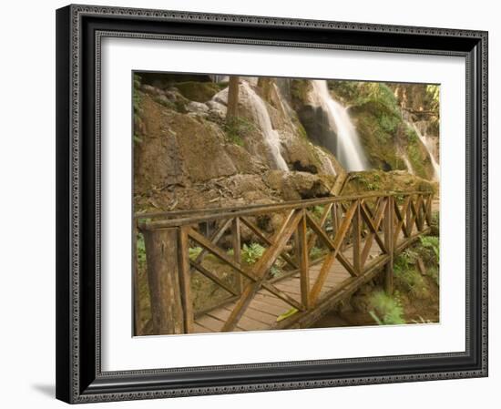 The Kuang Si Fall, Laos-Gavriel Jecan-Framed Photographic Print