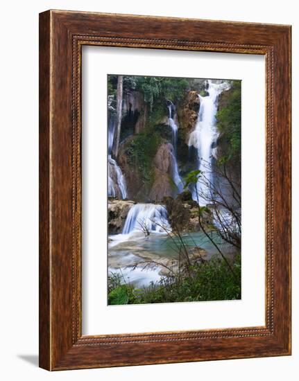 The Kuang Si Waterfalls Just Outside of Luang Prabang, Laos-Micah Wright-Framed Photographic Print