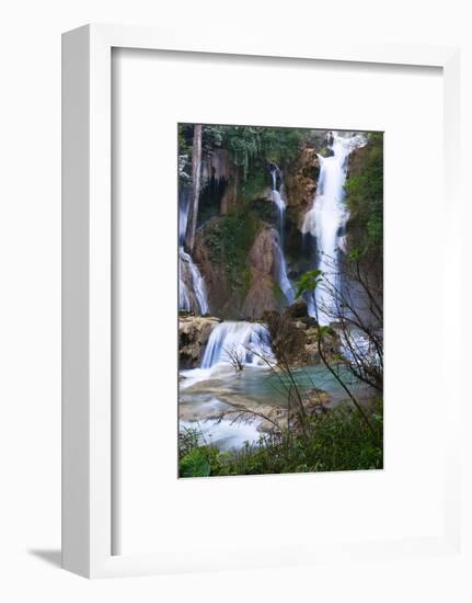 The Kuang Si Waterfalls Just Outside of Luang Prabang, Laos-Micah Wright-Framed Photographic Print