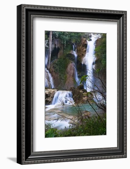 The Kuang Si Waterfalls Just Outside of Luang Prabang, Laos-Micah Wright-Framed Photographic Print