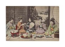 Dinner Party-The Kyoto Collection-Framed Premium Giclee Print