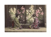 Girls Playing Uta-Garuta-The Kyoto Collection-Framed Premium Giclee Print