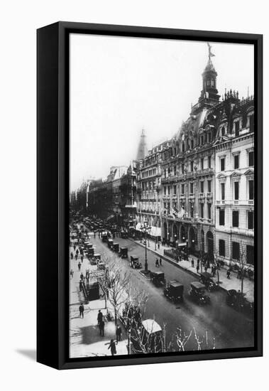 The La Prensa Building, Avenida De Mayo, Buenos Aires, Argentina, Early 20th Century-null-Framed Premier Image Canvas