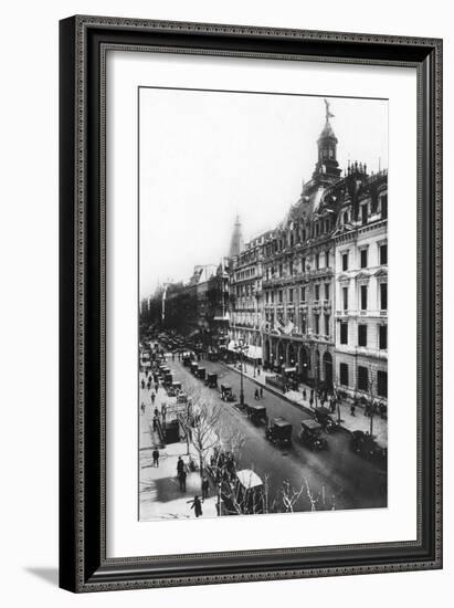 The La Prensa Building, Avenida De Mayo, Buenos Aires, Argentina, Early 20th Century-null-Framed Giclee Print