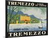 The Label for the Grand Hotel at Tremezzo on Lake Como-null-Mounted Giclee Print