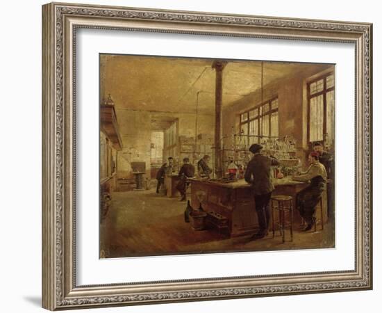 The Laboratory, 1887-Ferdinand Joseph Gueldry-Framed Giclee Print