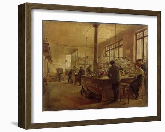 The Laboratory, 1887-Ferdinand Joseph Gueldry-Framed Giclee Print