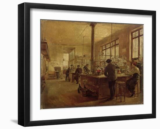 The Laboratory, 1887-Ferdinand Joseph Gueldry-Framed Giclee Print