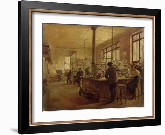 The Laboratory, 1887-Ferdinand Joseph Gueldry-Framed Giclee Print