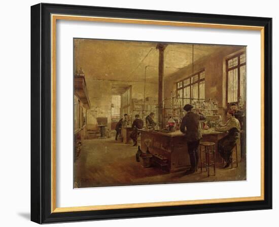 The Laboratory, 1887-Ferdinand Joseph Gueldry-Framed Giclee Print