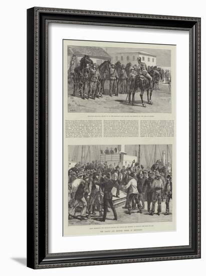 The Labour and Shipping Strike at Melbourne-William Heysham Overend-Framed Giclee Print