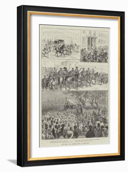 The Labour and Shipping Strike at Melbourne-null-Framed Giclee Print