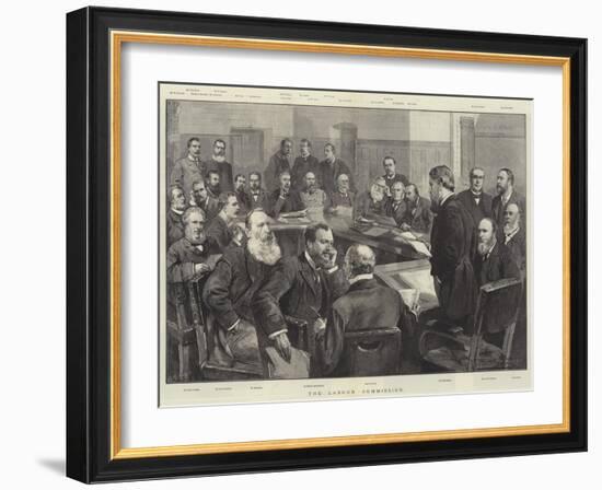 The Labour Commission-Thomas Walter Wilson-Framed Giclee Print