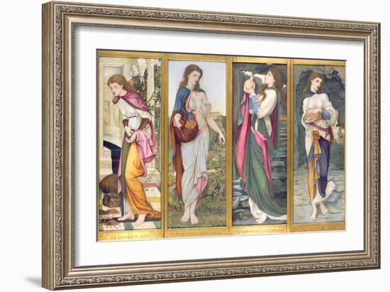 The Labours of Psyche, 1873-John Roddam Spencer Stanhope-Framed Giclee Print