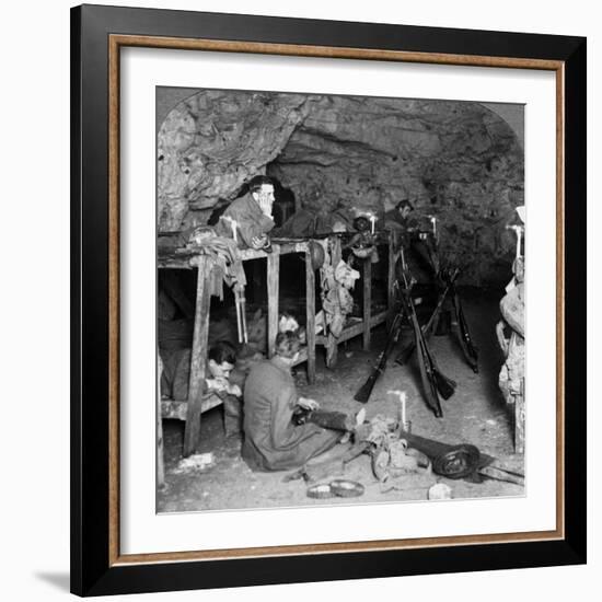 The Labyrinth, Arras, France, World War I, 1916-1918-null-Framed Photographic Print