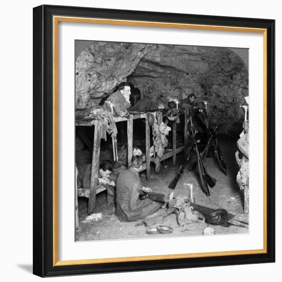 The Labyrinth, Arras, France, World War I, 1916-1918-null-Framed Photographic Print