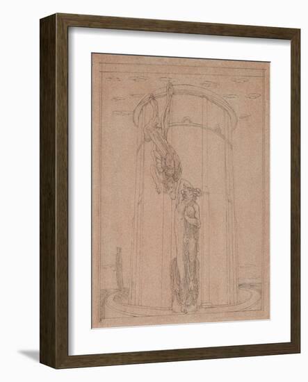 The Labyrinth in Which the Twiformed Bull Was Stalled-Charles Ricketts-Framed Giclee Print