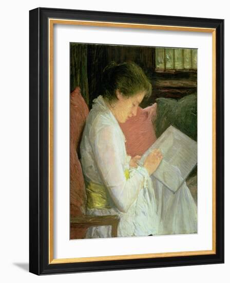 The Lace Maker, 1915-Julian Alden Weir-Framed Giclee Print