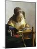 The Lacemaker, 1669-70-Johannes Vermeer-Mounted Giclee Print