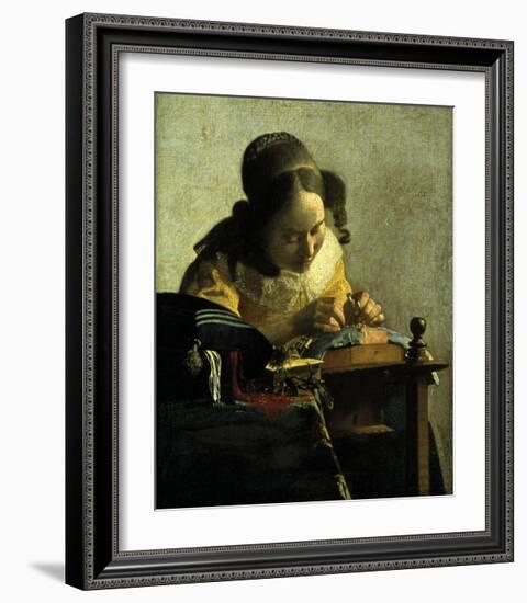 The Lacemaker-Johannes Vermeer-Framed Giclee Print