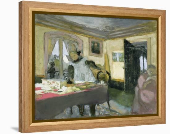 The Laden Table-Edouard Vuillard-Framed Premier Image Canvas