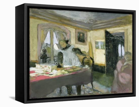 The Laden Table-Edouard Vuillard-Framed Premier Image Canvas