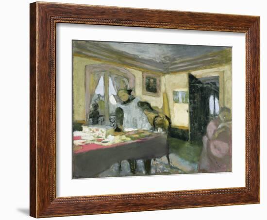 The Laden Table-Edouard Vuillard-Framed Giclee Print