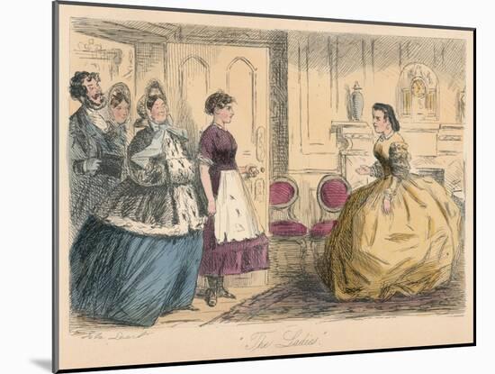 'The Ladies', 1865-John Leech-Mounted Giclee Print