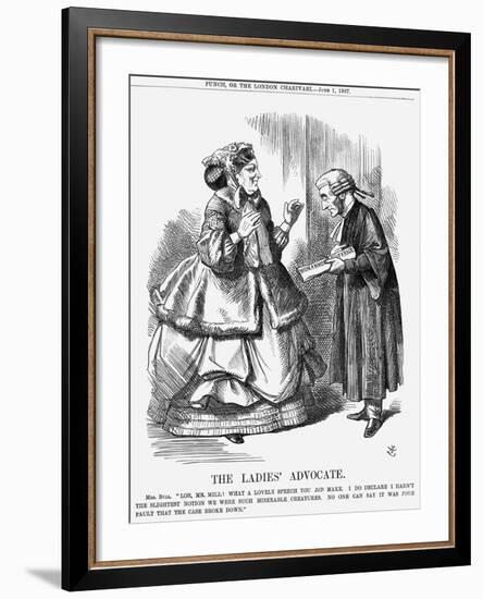 The Ladies' Advocate, 1867-John Tenniel-Framed Giclee Print