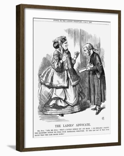 The Ladies' Advocate, 1867-John Tenniel-Framed Giclee Print