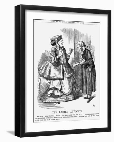 The Ladies' Advocate, 1867-John Tenniel-Framed Giclee Print